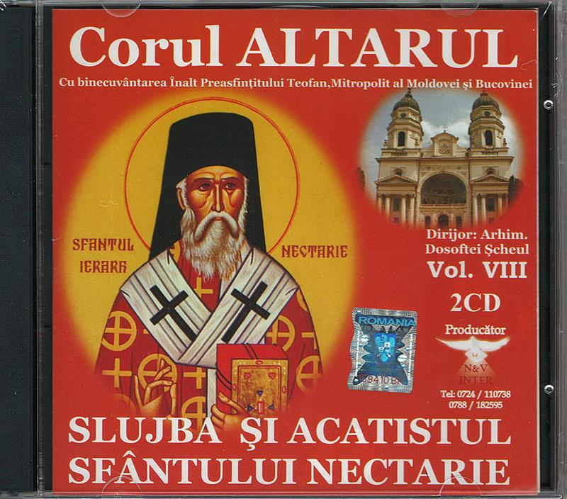 CD- Slujba și Acatistul Sf Nectarie ( conține 2 CD)