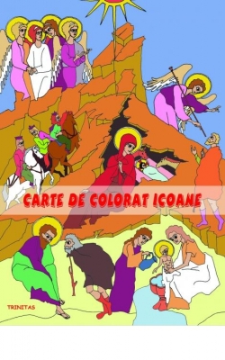 Carte de colorat icoane pentru copii