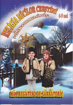 Mă pregătesc de sărbători!Citesc, colorez și învăt.