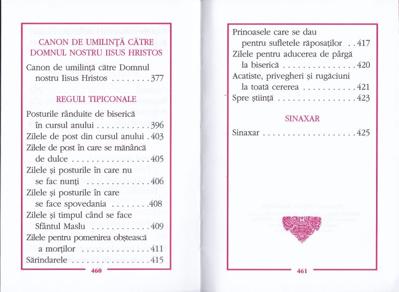 Carte de rugaciuni - cu scris mare (legata 462p)