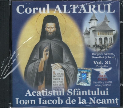 CD- Acatistul Sf Ioan Iacob de la Neamt