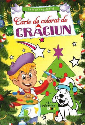 Carte de colorat de Crăciun