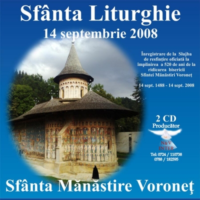CD- Sfanta Liturghie – Sfanta Manastire Voronet 2CD