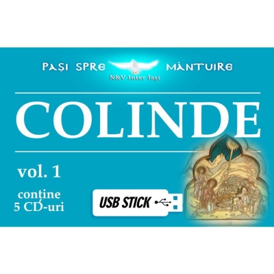 USB - Colinde vol 1 contine 5 Cd - uri