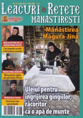 Leacuri şi reţete mănăstireşti. Nr. 53 (20 dec.2023- 20 feb. 2024)